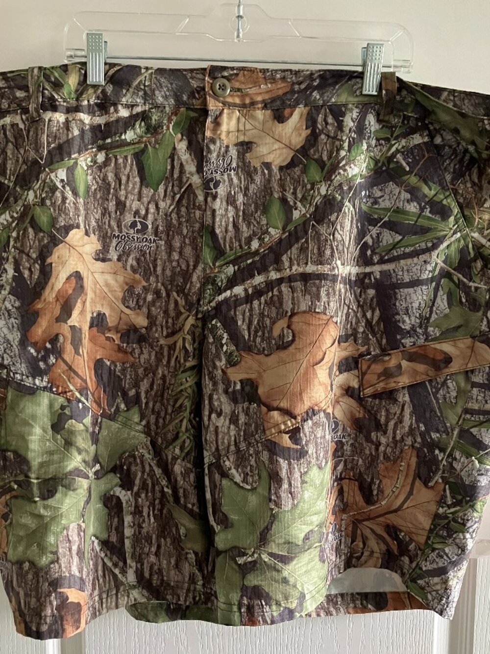 Mossy Oak Obsession Shorts Mens 2XL Camouflage Lightweight Hiking Camp Outdoors